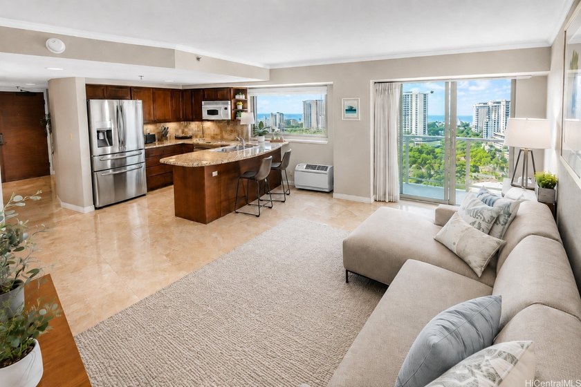 Rare high-floor 06-side corner unit at Luana Waikiki, one of the - photo 3