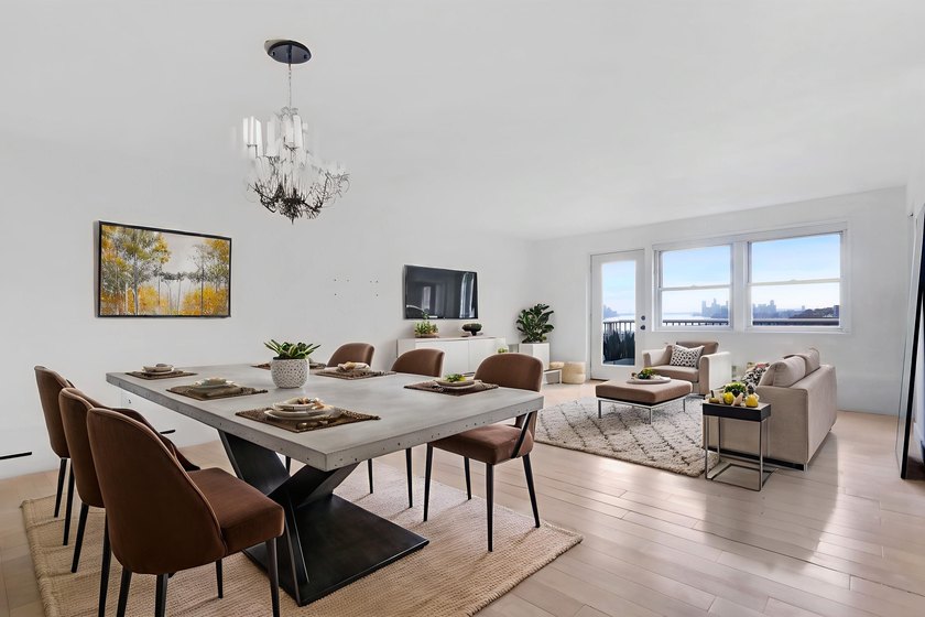 Prestigious Boulevard East top floor unit with breathtaking NYC - photo 9