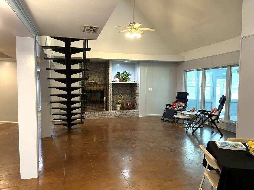 Open Concept Living Room with Electric Fireplace - photo 8