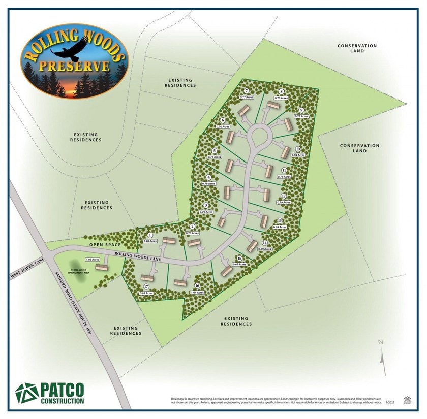 To be built Craftsman Colonial in Rolling Woods Preserve, the - photo 4