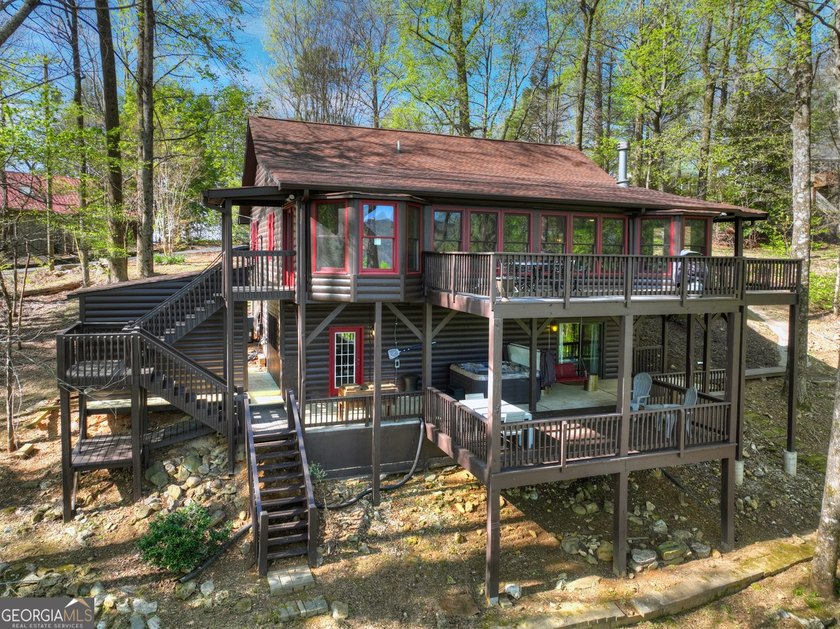 ~Long range mountain view log home perched on top of Walnut - photo 46