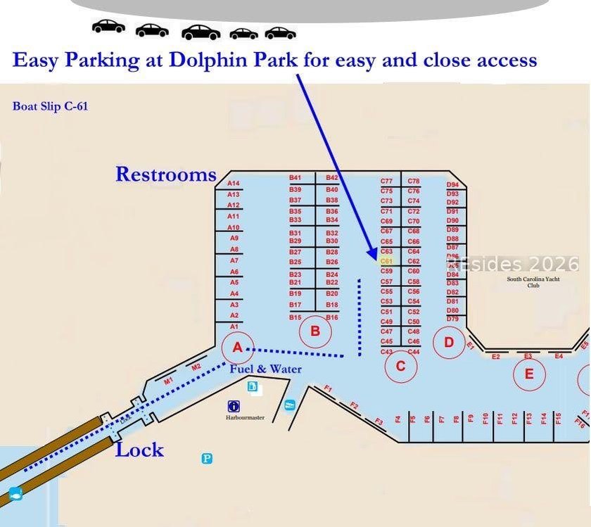 Windmill Harbour Boat Slip #C-61, located within the gated and - photo 5