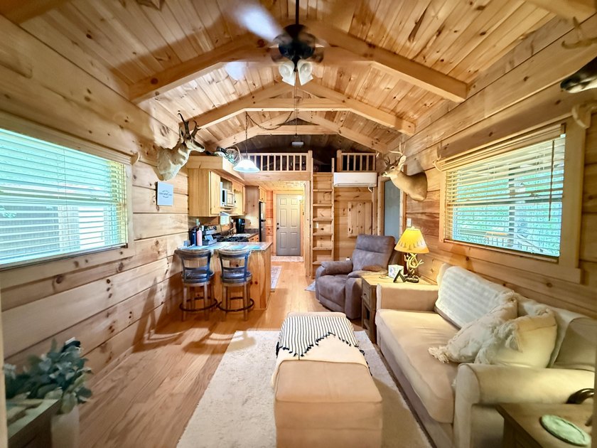 Set on 32.69 scenic acres, this charming log home offers a - photo 9