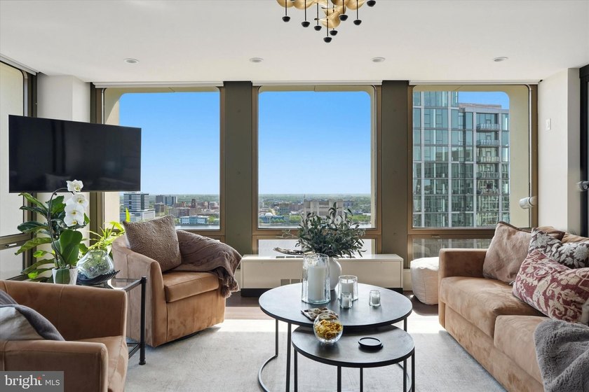 Perched high above the city in Society Hill Towers, this newly - photo 5