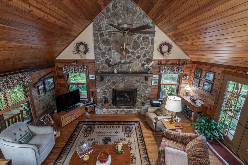 Authentic log cabin charm including Hiwassee River frontage - photo 28