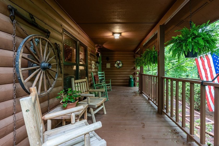 Authentic log cabin charm including Hiwassee River frontage - photo 39