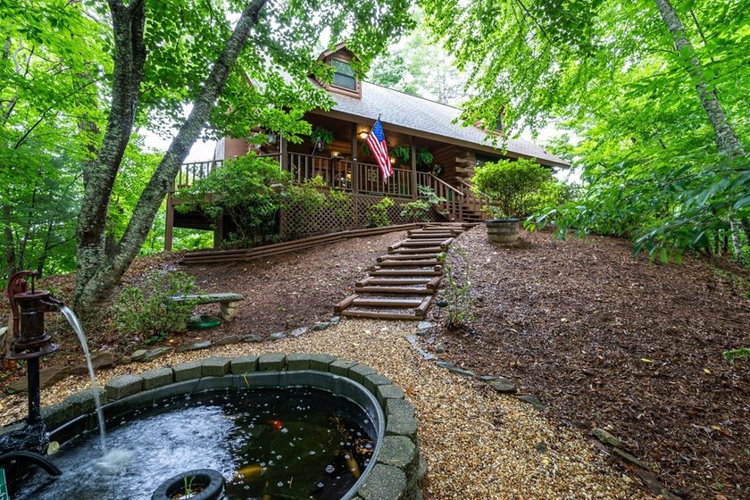 Authentic log cabin charm including Hiwassee River frontage - photo 41