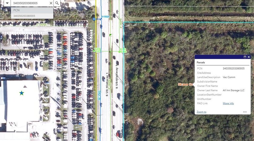 Prime 6.54 acre US #1 commercial development site with 510 feet - photo 2