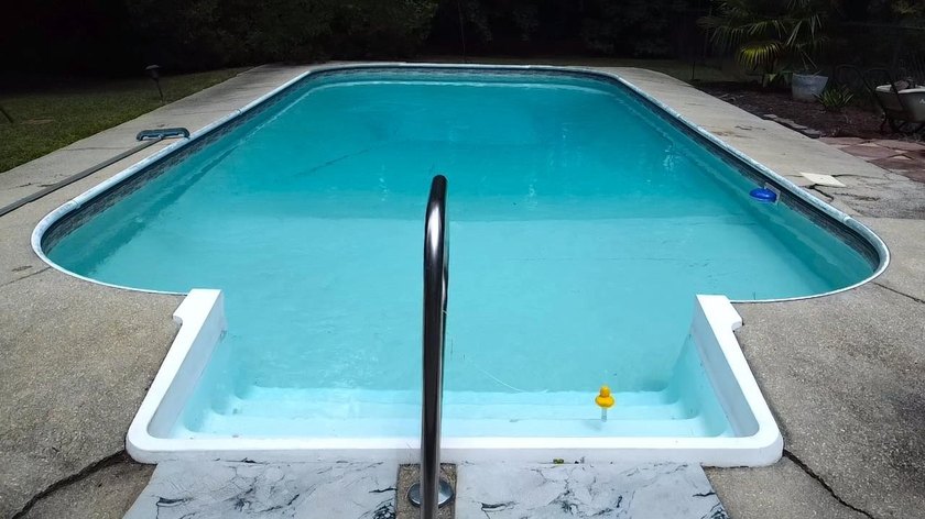 LOCATION! PRIVATE BACKYARD OASIS!! IN-GROUND SALTWATER POOL!!! - photo 3