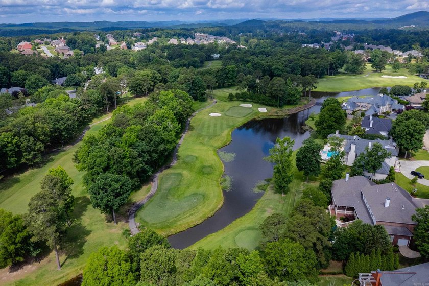 Set along Chenal Circle overlooking the golf course and pond - photo 49