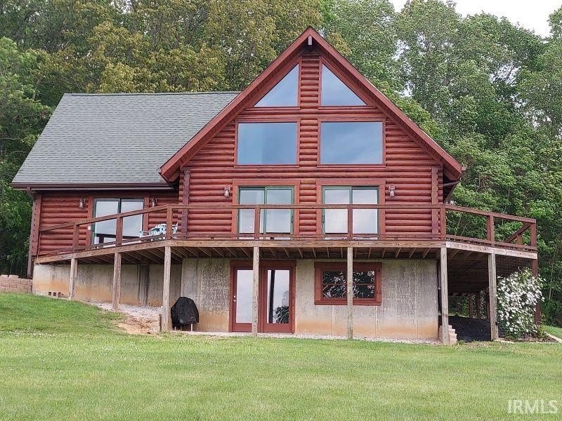 Situated on a picturesque hill on over 9 acres near Patoka Lake - photo 3