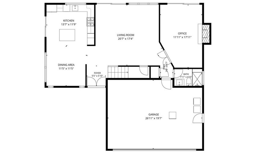 A home with room to live, work, gather, and unwind. Located at - photo 41