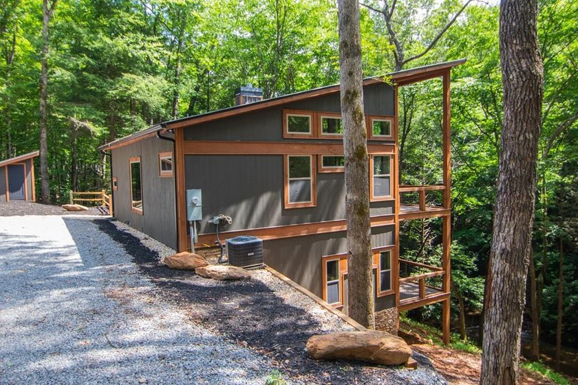 CREEK FRONT..... Experience mountain living at its finest with - photo 2
