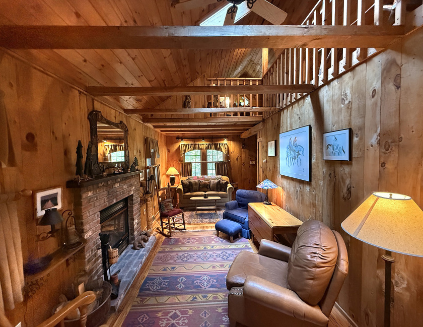 Log Home, picturesque, babbling brook, private community beach - photo 15