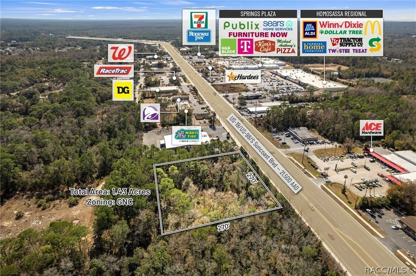 Positioned directly on US Hwy 19/98 in the heart of Homosassa - photo 12