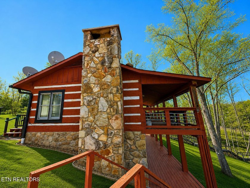 Rare lakefront log cabin on the Sevier County side of Douglas - photo 5
