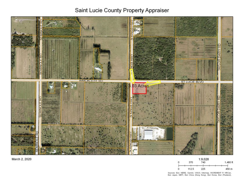 Prime Intersection site. 3.03 Acres per tax records. Key corner - photo 3