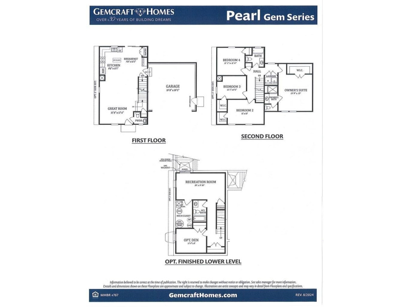 The Pearl Elevation *B* Gemcraft Homes New Construction is a - photo 19