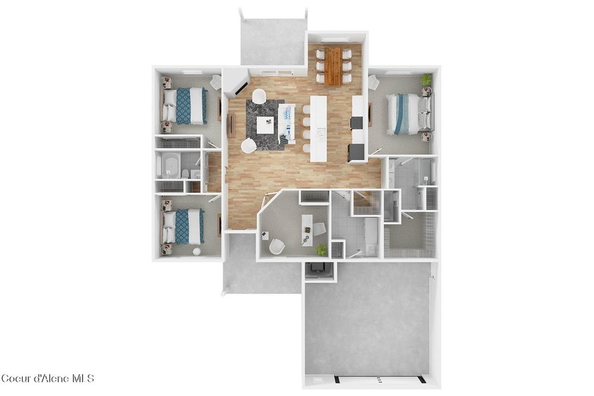 Beautiful accented homes with vaulted great room ceilings per - photo 2