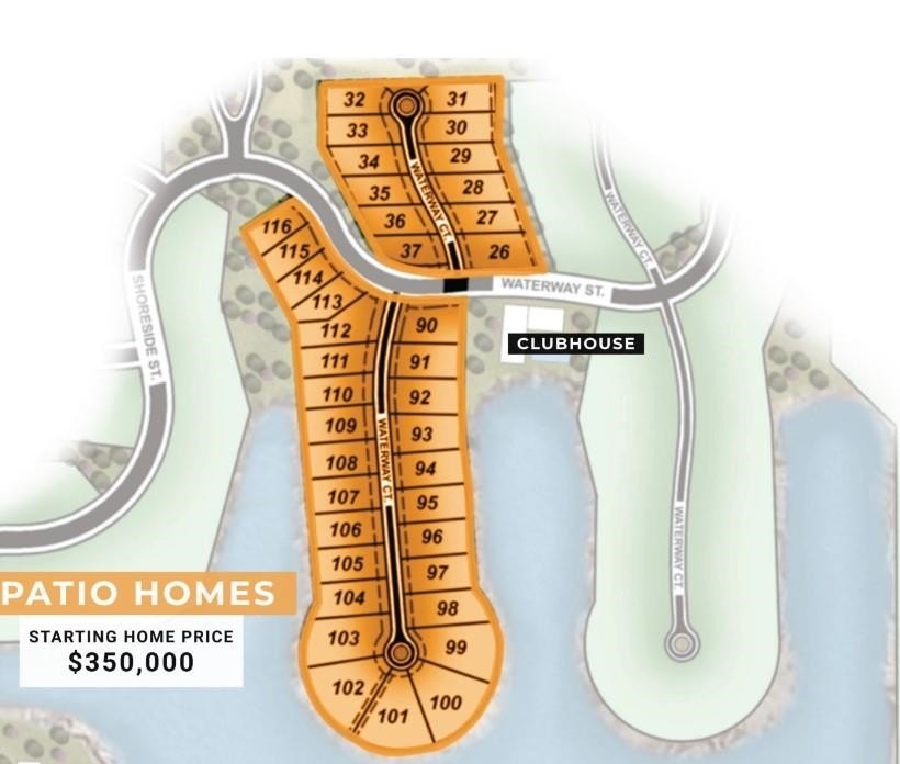 The newest luxury lakeside Patio Home community in the Maize - photo 2