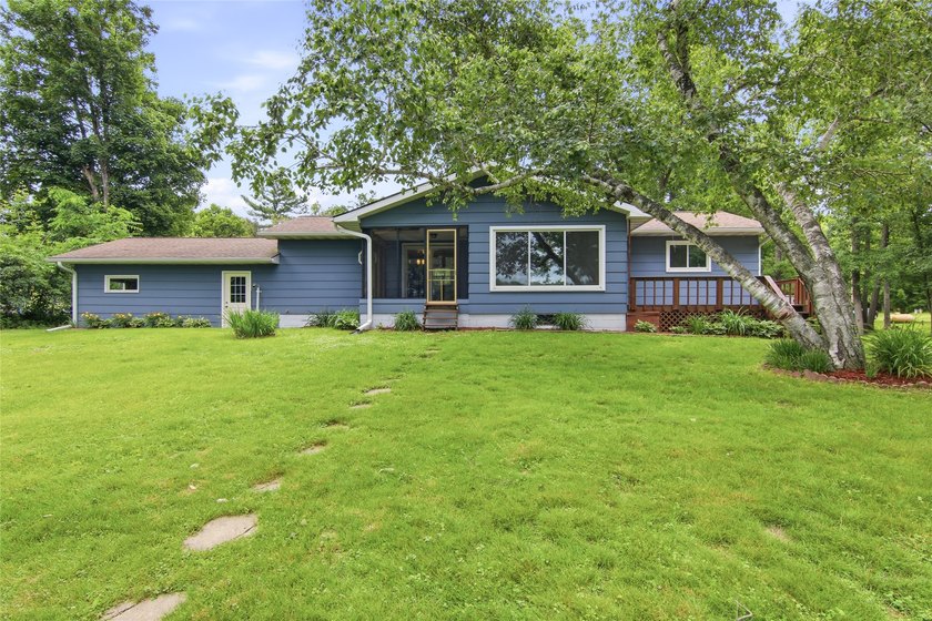 Updated house with the nicest frontage on Old Abe Lake, 200ft of - photo 33