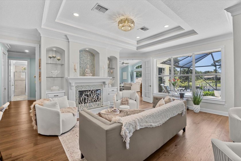 Beautiful custom-built waterfront home with private pool on wide - photo 7