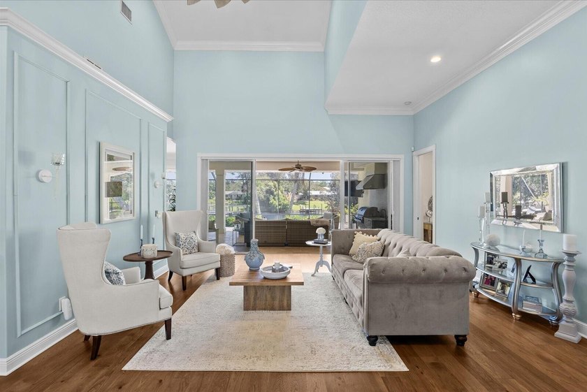 Beautiful custom-built waterfront home with private pool on wide - photo 9