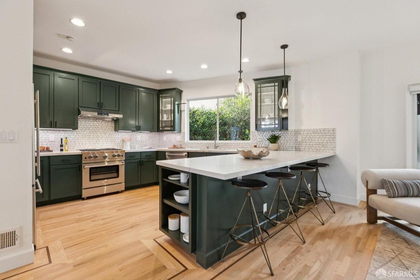 This gorgeous, light-filled home with wood floors throughout - photo 30