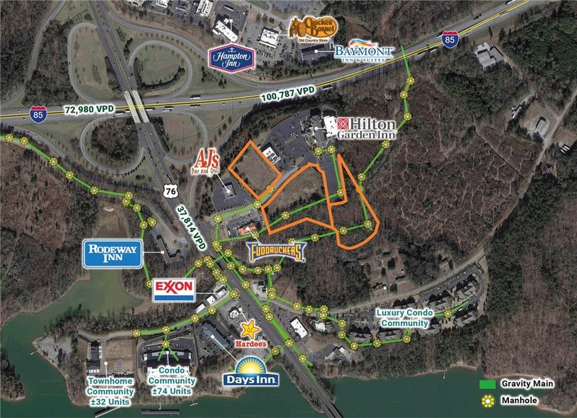 Desirable high traffic property located right at I-85 and US - photo 17