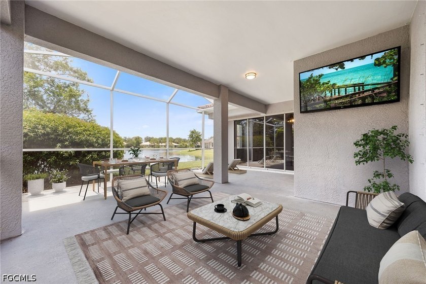 The spacious, open-concept floor plan features two living areas - photo 3