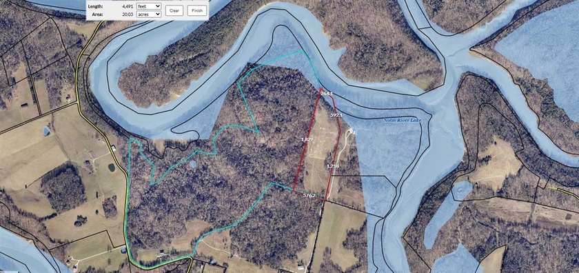 20+/- acres of private Nolin Lakefront property on Roseburg Road - photo 12