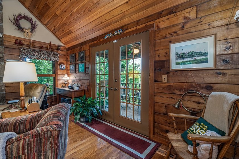 Authentic log cabin charm including Hiwassee River frontage - photo 8