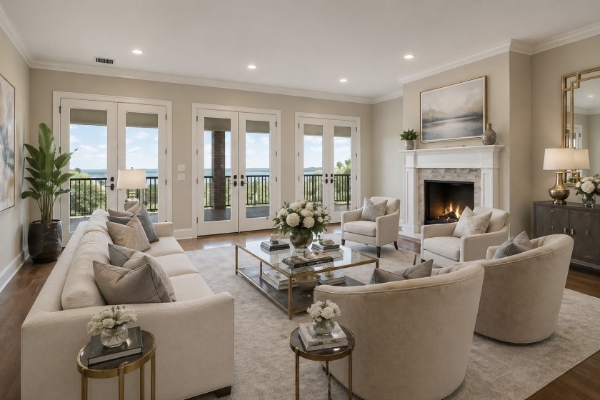Waterfront views take center stage in this exceptional estate - photo 2