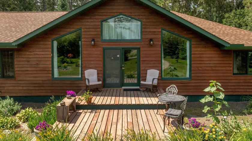 Towering mature pine trees on 5 private acres, this beautiful - photo 30