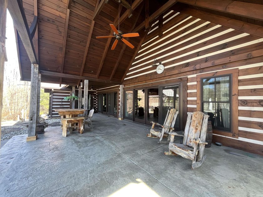 This one-of-a-kind custom log home, built in 2015, blends luxury - photo 33