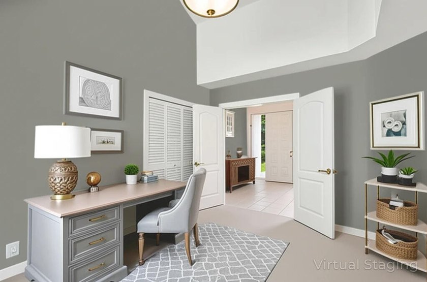 Check out the NEW virtually staged pictures! With a little paint - photo 47