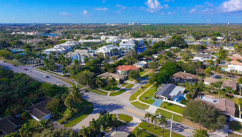 Tucked away on an oversized corner lot in the sought-after - photo 51