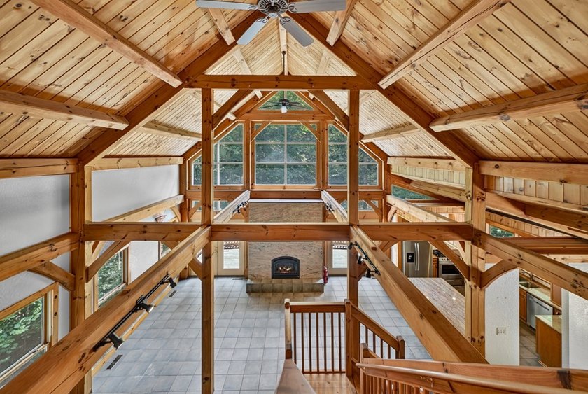 True Timber Frame Home on 49.43 private acres! Escape to your - photo 4