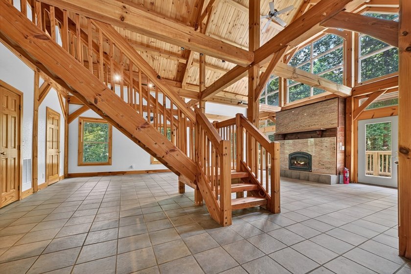 True Timber Frame Home on 49.43 private acres! Escape to your - photo 10