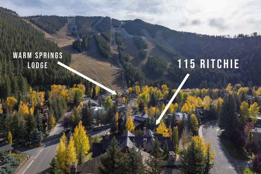 Nestled at the base of Bald Mountain's famed Warm Springs side - photo 46
