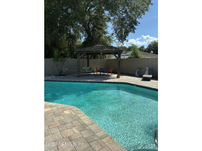 Amazing inground pool area with pavers, wired gazebo &amp; stately - photo 5