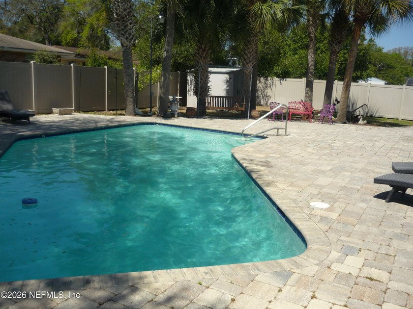 Amazing inground pool area with pavers, wired gazebo &amp; stately - photo 6