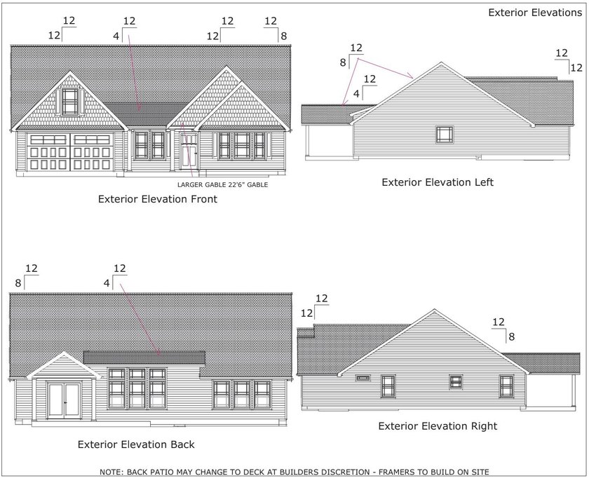 The Arcadimont floor plan is an open concept home featuring 3 - photo 3