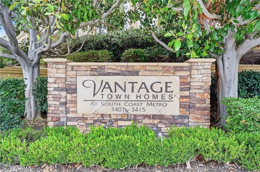 Welcome to Vantage at South Coast Metro, a gated townhome - photo 37