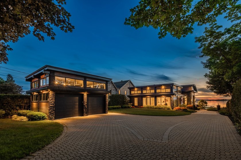 Bungalow contemporain sur les rives du lac Saint-Louis, l'un des - photo 4