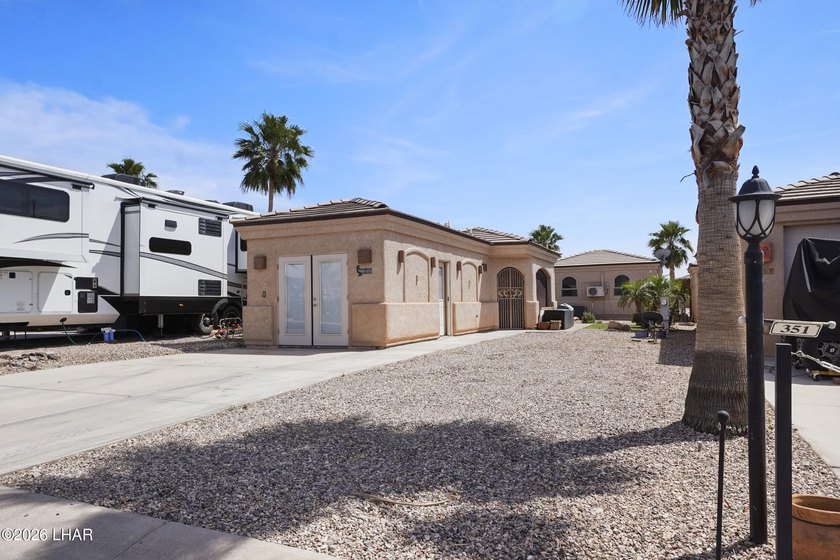 Welcome to Premium Lot #350--one of Havasu RV Resort's most - photo 2