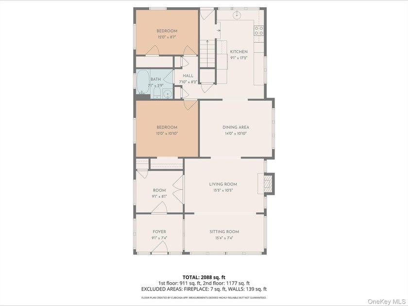 Welcome to this full brick, 2-bedroom, 2-bath, cape home - photo 17