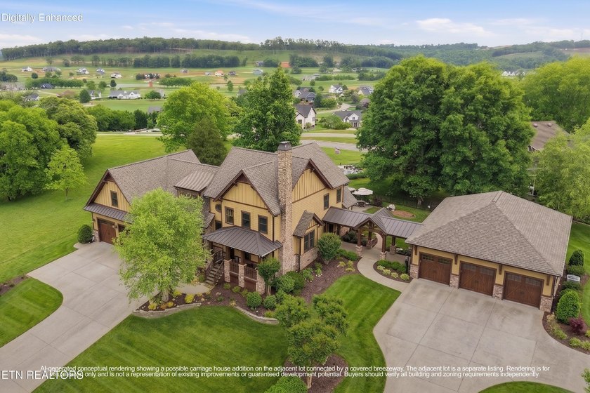 Perched on a hillside within the gated community of Tennessee - photo 2