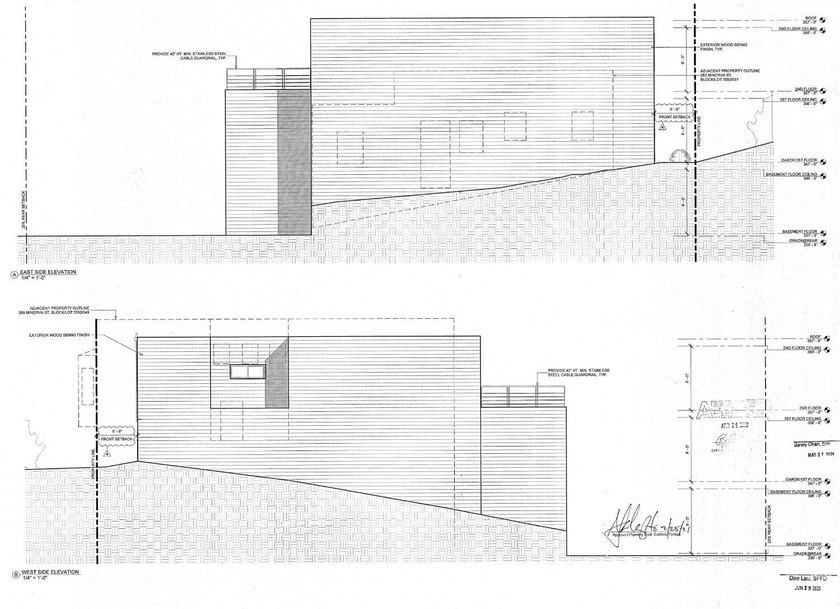 Approved plans for a 3,345 sq. ft. two-story single-family - photo 8