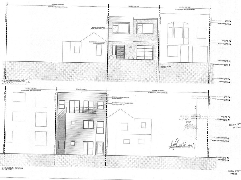 Approved plans for a 3,345 sq. ft. two-story single-family - photo 9